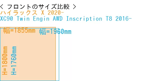 #ハイラックス X 2020- + XC90 Twin Engin AWD Inscription T8 2016-